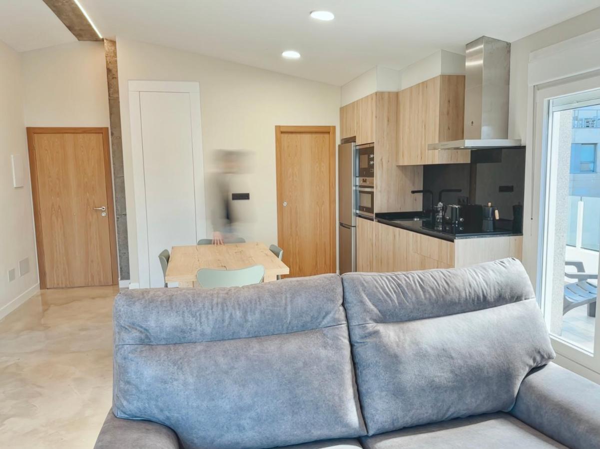 Apartamentos Avenida Areas Sanxenxo Luaran gambar