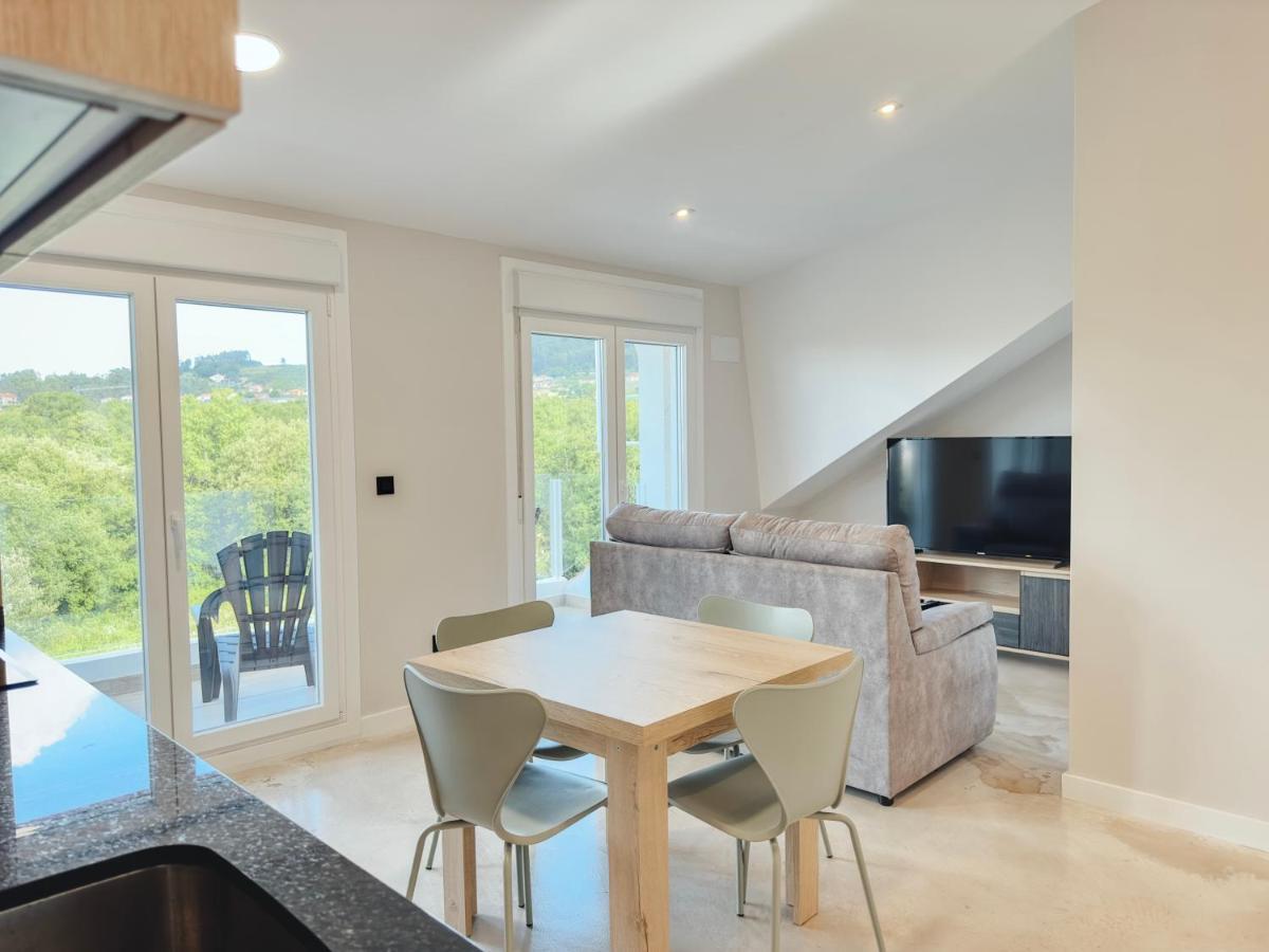Apartamentos Avenida Areas Sanxenxo Luaran gambar